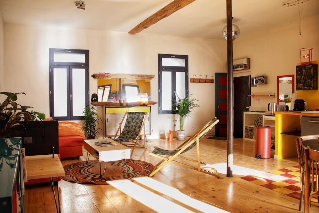 Artistic Loft, Downtown Montpellier, Wifi Leilighet Eksteriør bilde